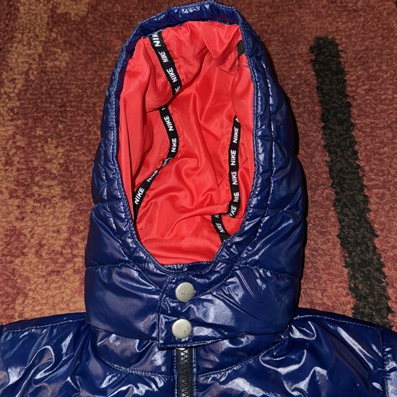 Toddler Nike Hooded‎ Puffer Bomber Jacket - Picture 6 of 11